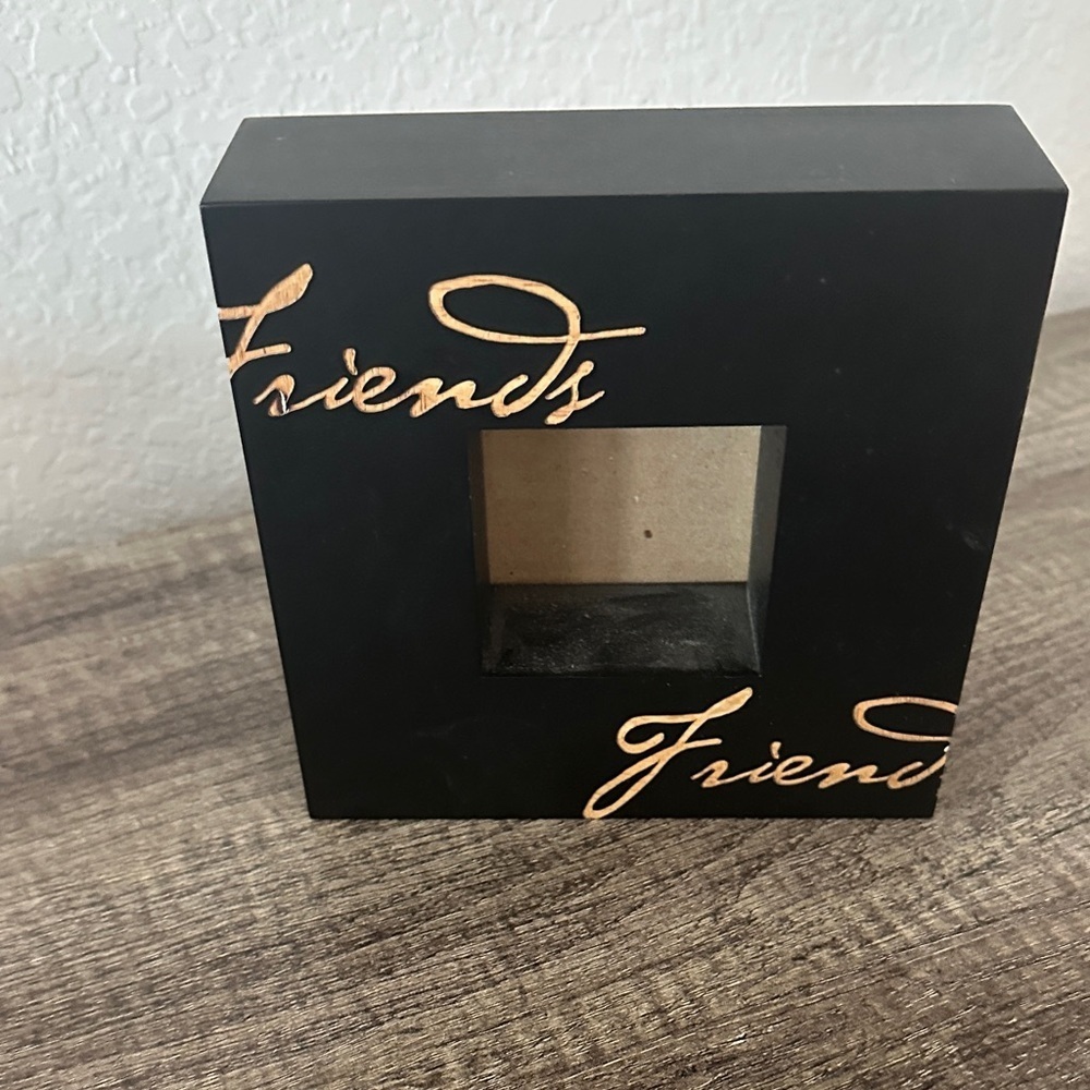Black and Gold Friends Photo Frame